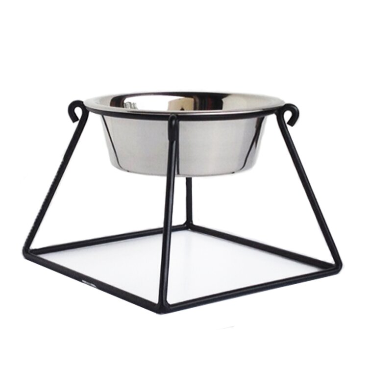 Single elevated on sale dog feeder